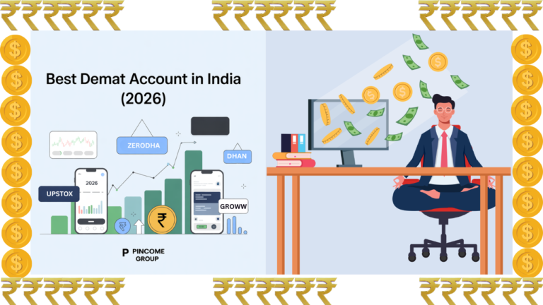 Best demat account in India for beginners 2026 Pincome Group