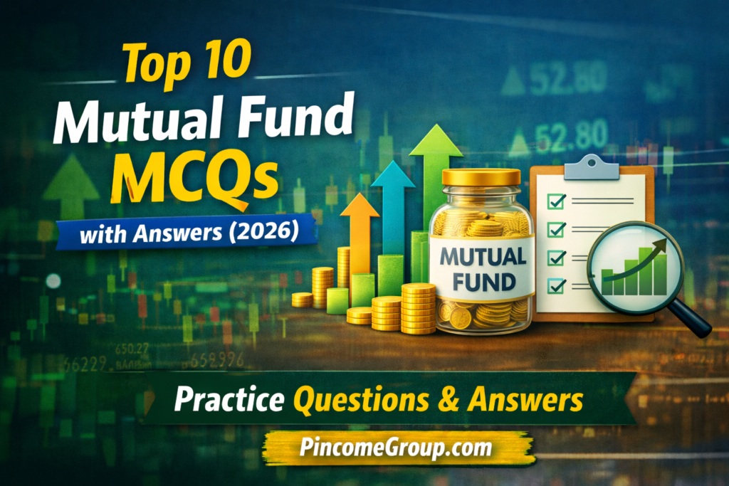 Mutual fund MCQs questions and answers for beginners