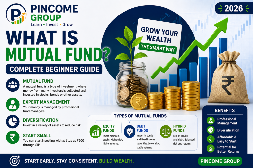 What is mutual fund for beginners 2026 Pincome Group