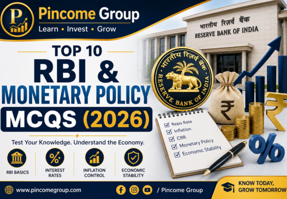 rbi and monetary policy mcqs with answers 2026 pincome group